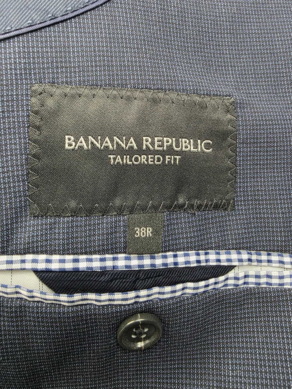 Banana Republic Tailor Fit Wool Blazer 38R Blue